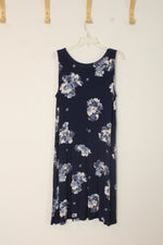 Old Navy Blue Floral Sleeveless Dress | XL