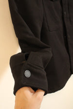 H&M Men's Black Trucker Heavyweight Knit Jacket | M