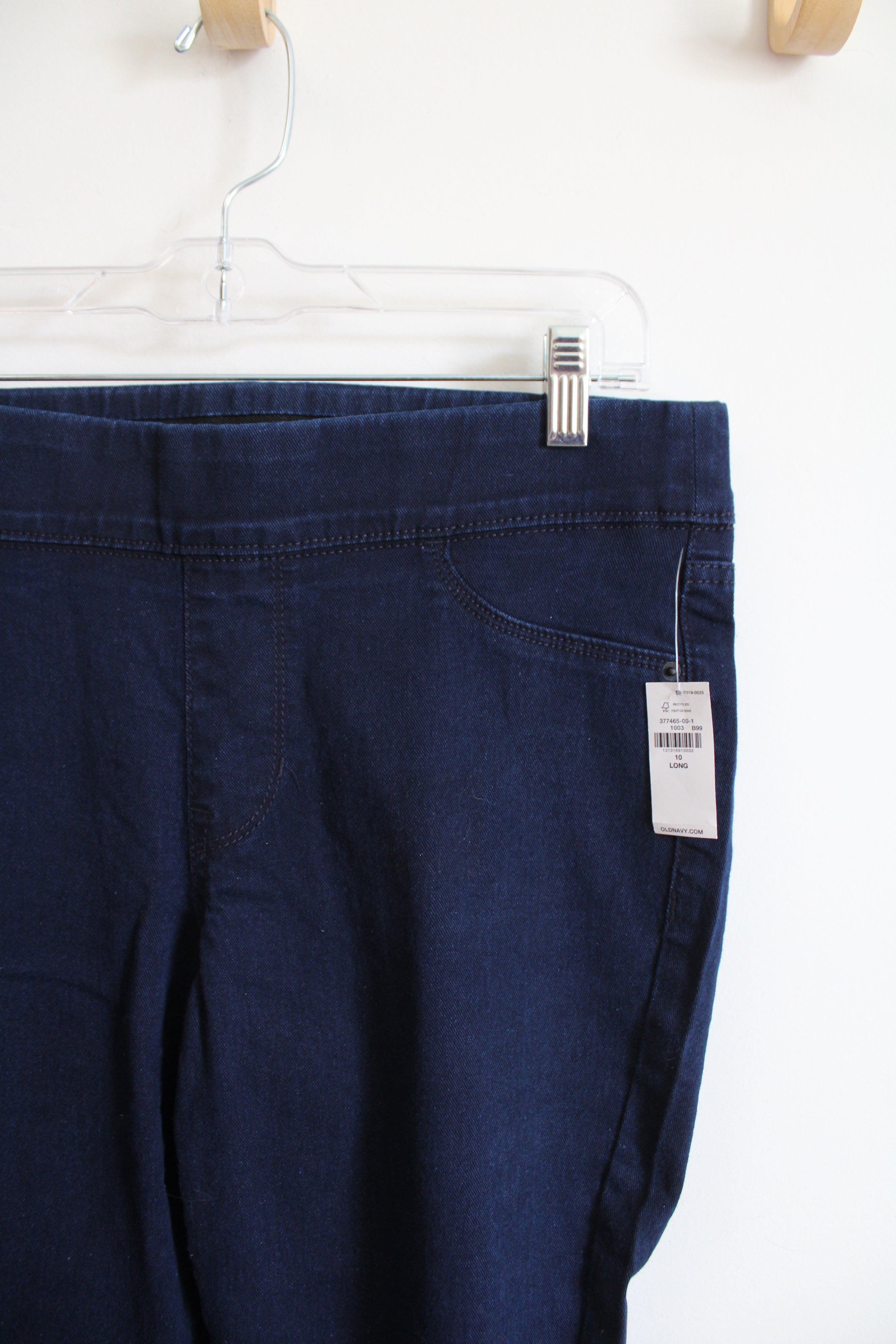 NEW Old Navy Super Skinny Mid-Rise Dark Wash Jeans | 10 Long