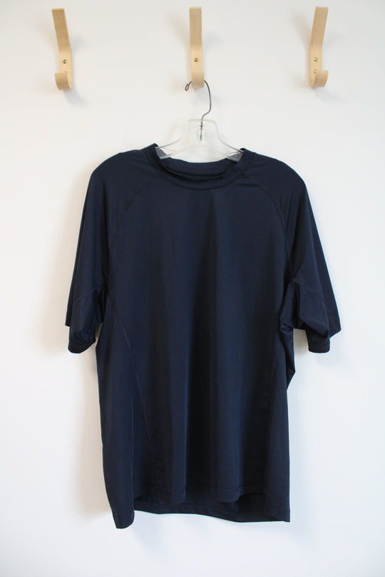 Lands' End Navy Athletic Shirt | L