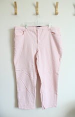 Gloria Vanderbilt Amanda Light Pink Jeans | 24W