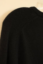 Brooks Brothers Black Cashmere V-neck Sweater | 42