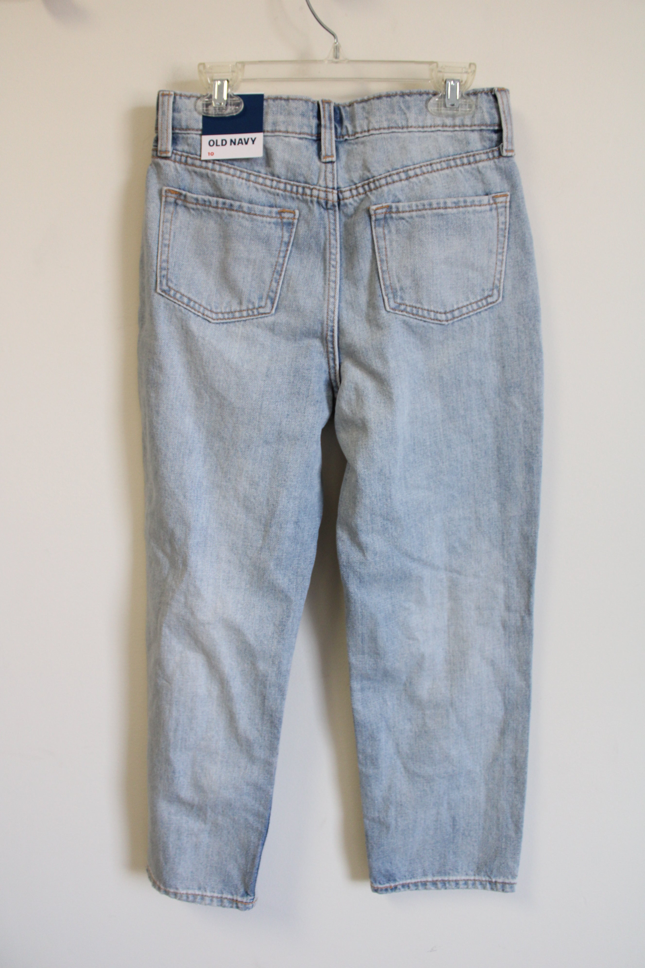 NEW Old Navy high Rise Slouchy Straight Jeans | 10
