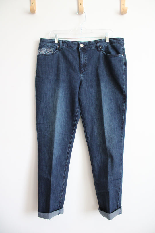 Christopher & Banks Dark Wash Jeans | 14