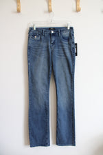 NEW True Religion Billie Mid Rise Straight Jeans | 26