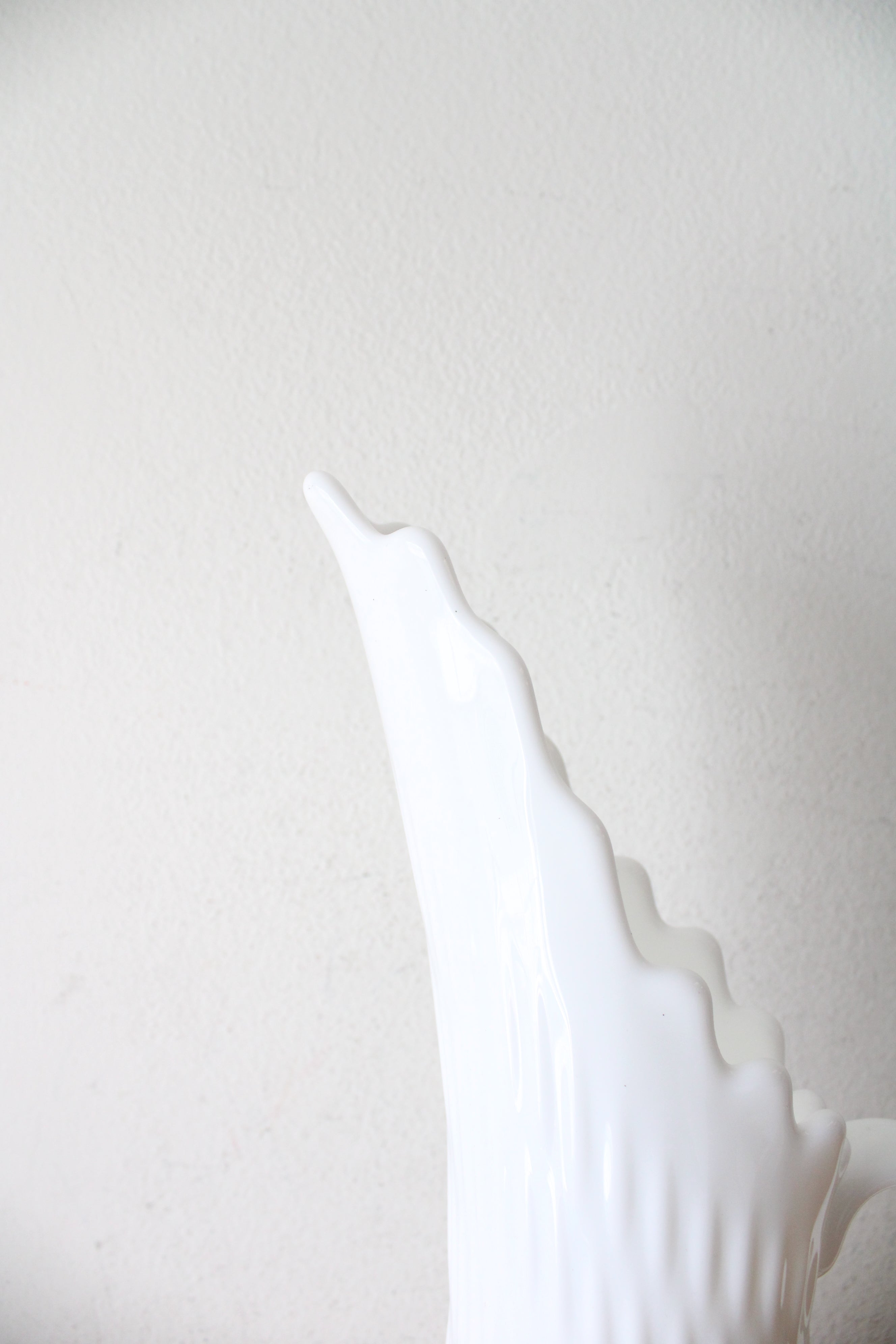 Fenton Milk White Glass Hobnail Swung Pitcher