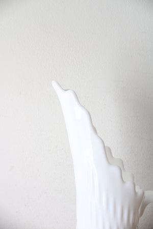 Fenton Milk White Glass Hobnail Swung Pitcher