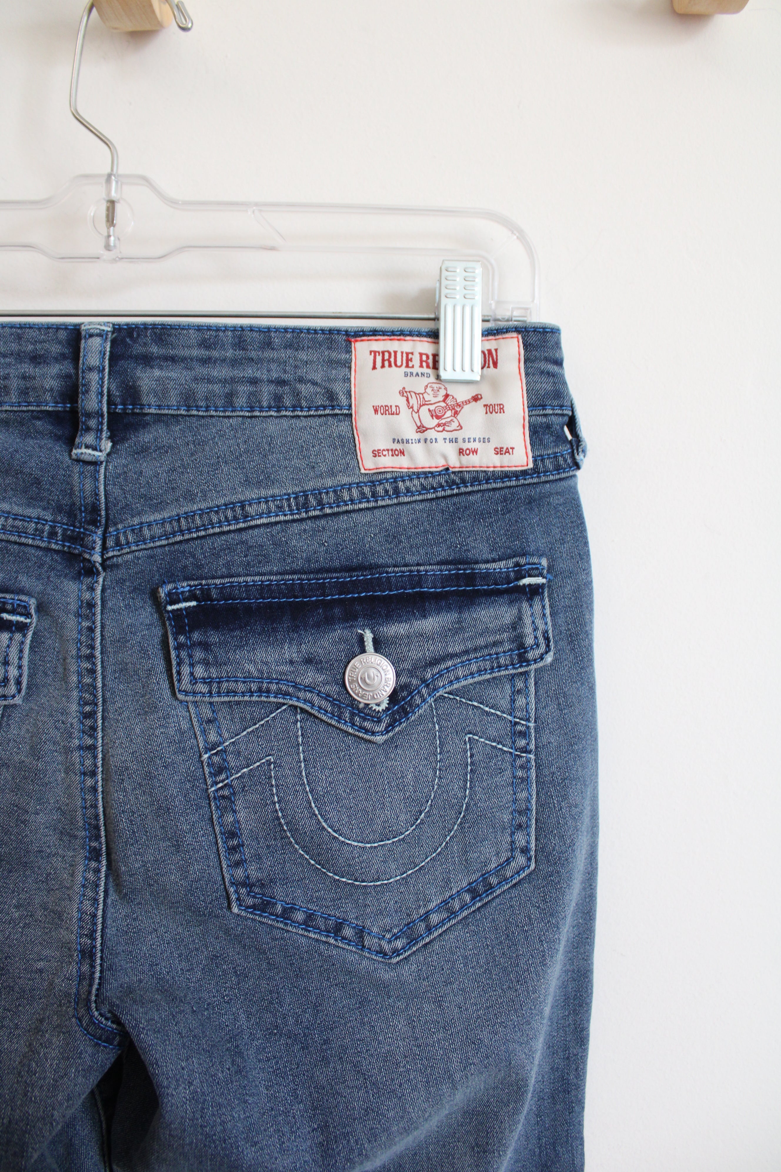 NEW True Religion Billie Mid Rise Straight Jeans | 26