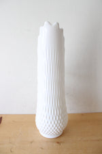 Fenton Milk White Glass Hobnail Swung Pitcher
