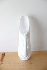 Fenton Milk White Glass Hobnail Swung Pitcher