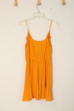 Express Yellow Wrap Mini Dress | M
