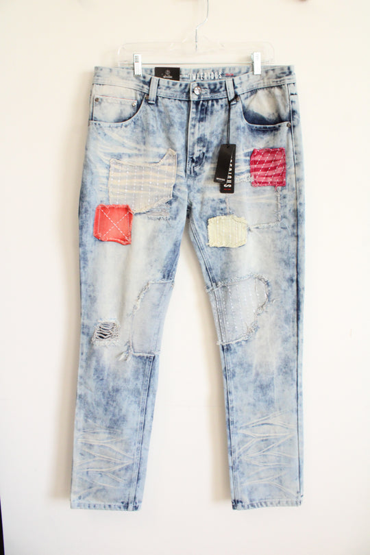 NEW Imperious New York Patchwork Jeans | 36X34