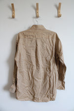 Tommy Hilfiger Tan Cotton Button Down Shirt | 15 32/33