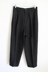 Giorgio Sant' Angelo Black Wool Vintage Trouser Pant | 10