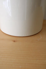Brown & Cream Floral Cannister | 7"