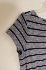 Ann Taylor Striped Cotton Tee Dress | M