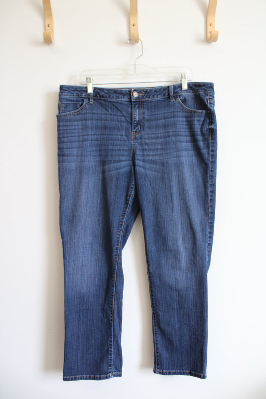 Simply Vera Mid Rise Capri Jeans | 16