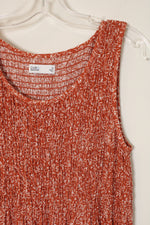 Croft & Barrow Orange Printed Maxi Dress | S