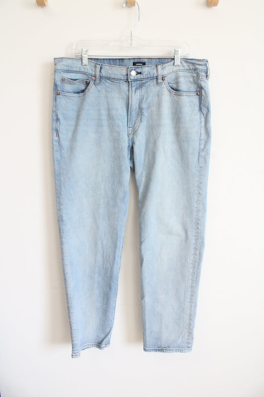 Express Light Wash Slim Straight Jeans | 36X30