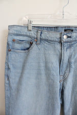 Express Light Wash Slim Straight Jeans | 36X30