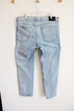 Express Light Wash Slim Straight Jeans | 36X30