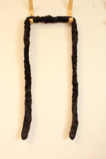 Brown Fur Mink Scarf