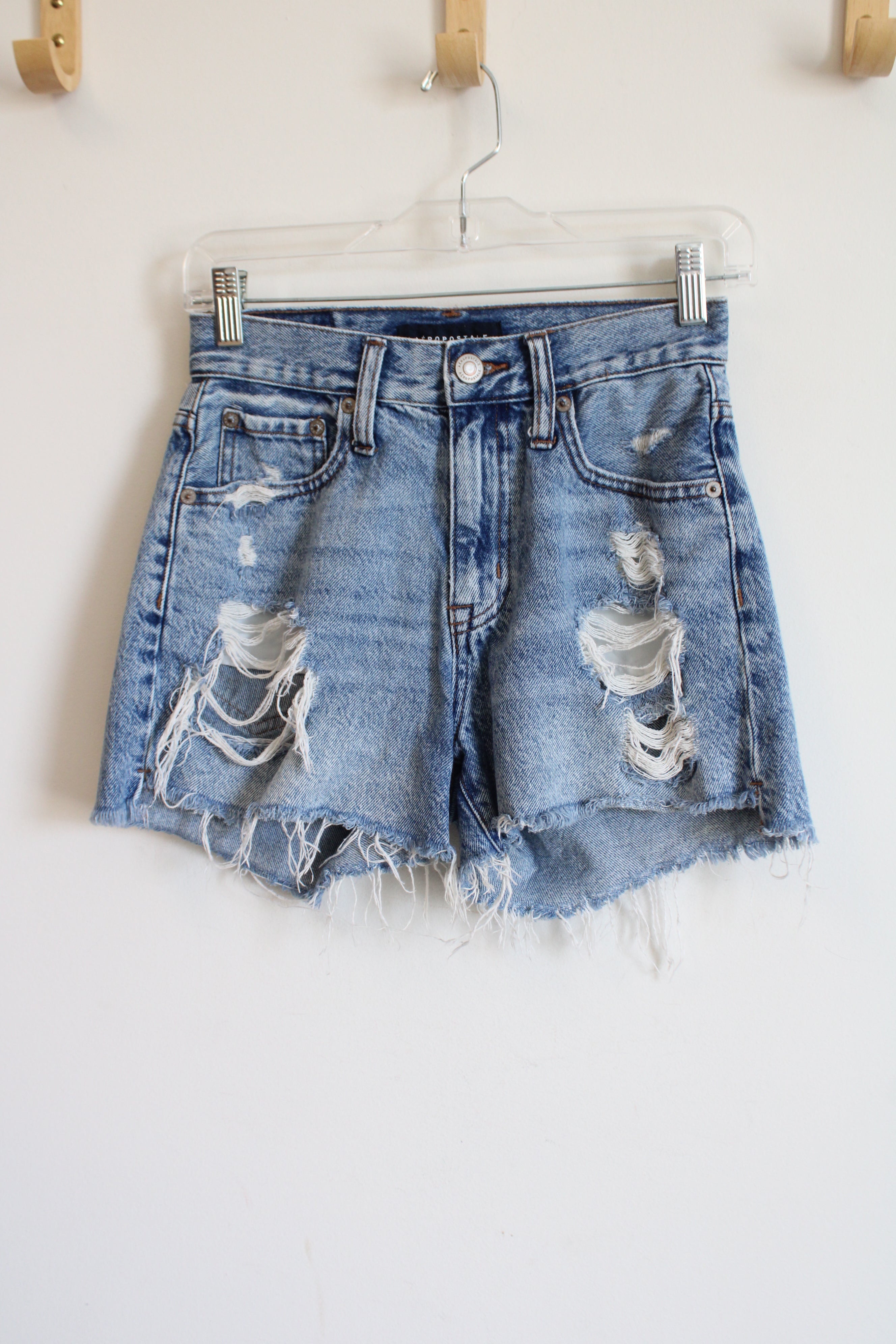 Aeropostale 90's High Rise Cut-Off Shorts | 0
