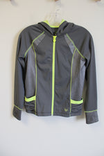 Justice Gray Green Zip Up Jacket | 12