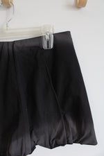MSGM Milano Gonna Black Gray Ombre Bubble Skirt | 42