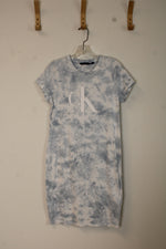 Calvin Klein Blue Cloud Tie Dye Dress | S