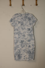 Calvin Klein Blue Cloud Tie Dye Dress | S
