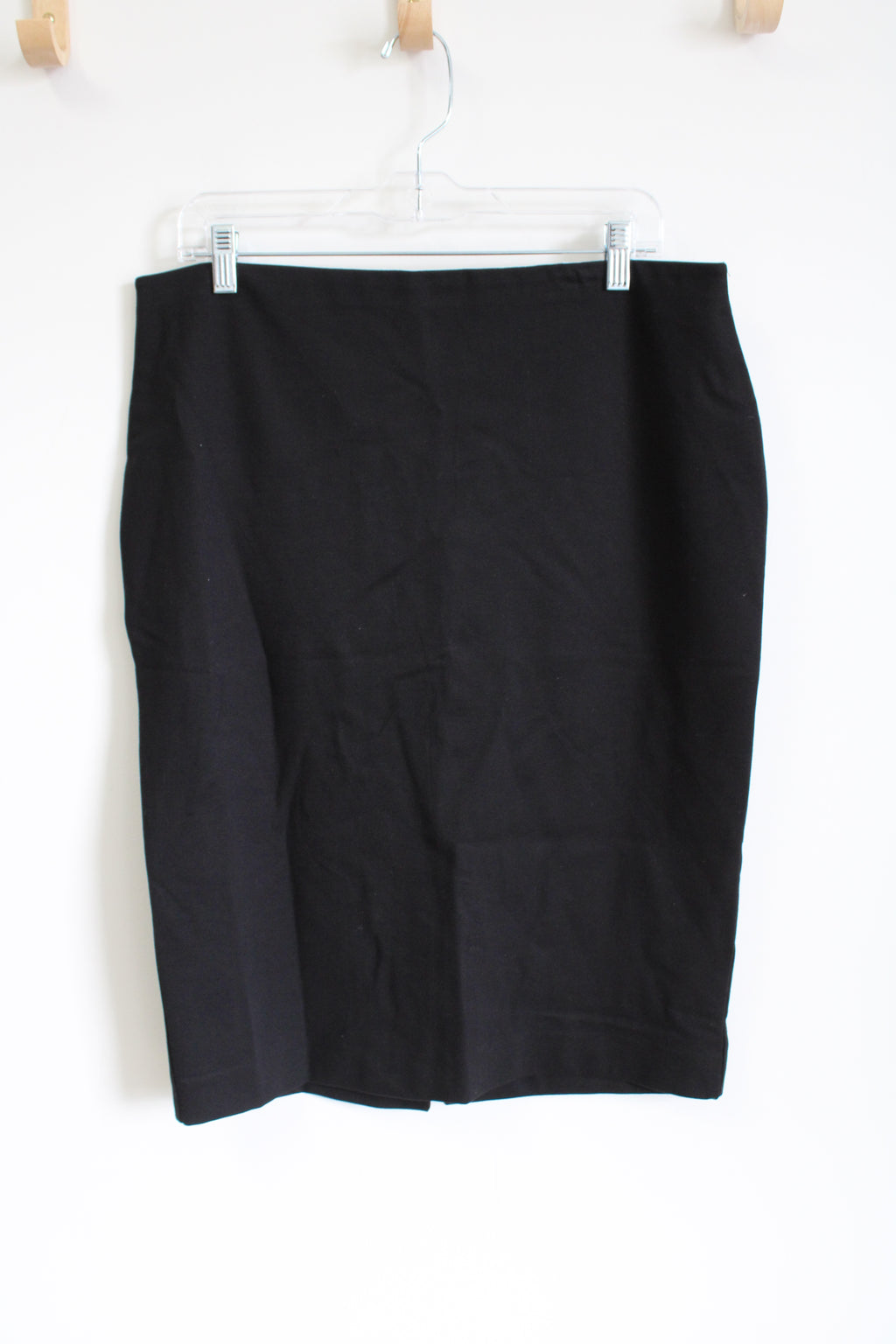 NEW Express High Rise Black Stretch Pencil Skirt | L