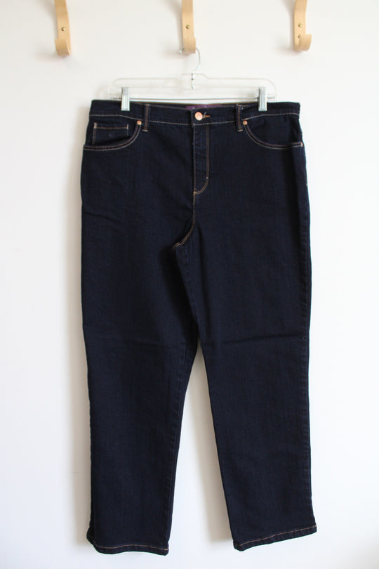 Gloria Vanderbilt Amanda Dark Wash Jeans | 14