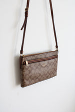 Coach East West Signature Crossbody Bag
