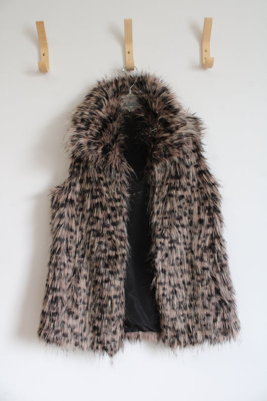 NEW Cache Faux Fur Speckled Vest | M