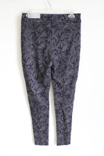 NEW Chico's Blue Paisley Ankle Legging | 0 (4)