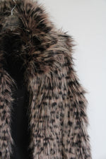 NEW Cache Faux Fur Speckled Vest | M