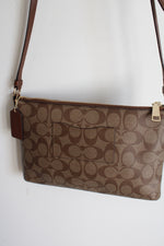 Coach East West Signature Crossbody Bag