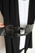 NEW Joseph Ribkoff Black & White Belted Dress | 12