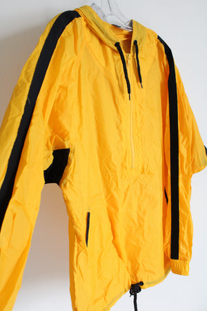 Pro Sport Yellow Windbreaker Jacket | L