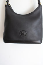 Dooney & Bourke Black Pebble Leather Hobo Bag