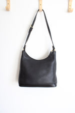 Dooney & Bourke Black Pebble Leather Hobo Bag