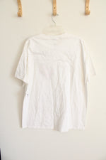 NEW Disney Parks Mickey Mouse White Tee | XL