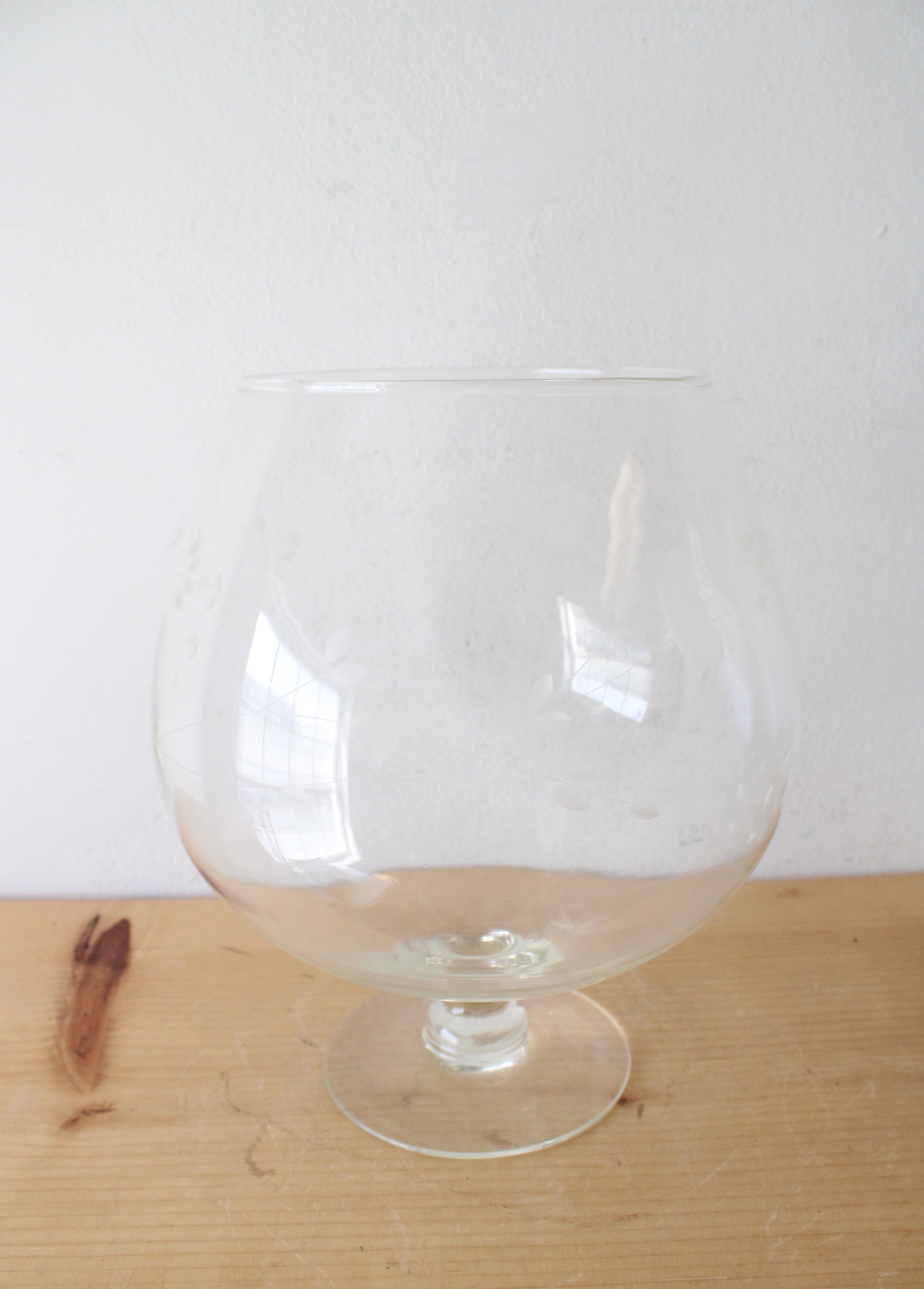 Vintage Princess House Heritage Brandy Snifter & Set Of 12 Glasses