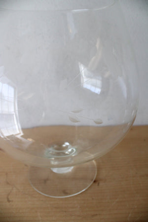 Vintage Princess House Heritage Brandy Snifter & Set Of 12 Glasses