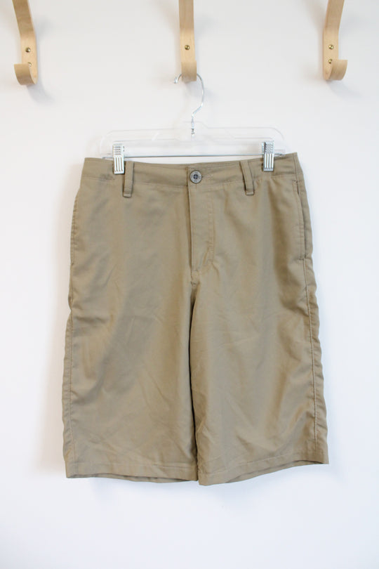 Under Armour Tan Shorts | Youth L