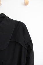 Calvin Klein Black Double Breasted Jacket | S Petite