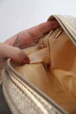 Michael Kors Gold Cosmetic Bag