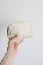 Michael Kors Gold Cosmetic Bag