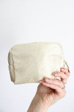 Michael Kors Gold Cosmetic Bag